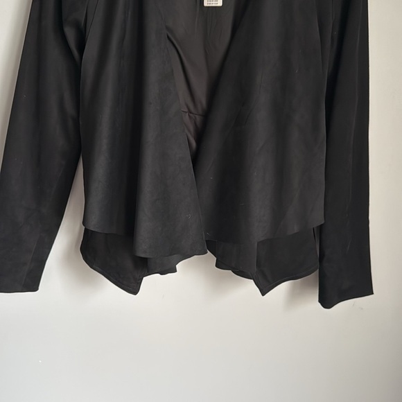 NEW Anthropologie Hutch Draped Faux Suede Jacket Medium - Picture 7 of 11